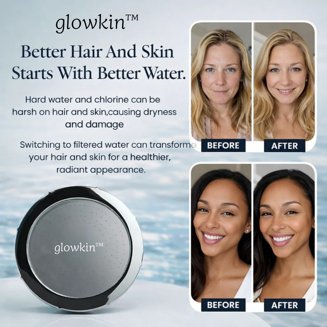 glowkin™ Filtered Shower